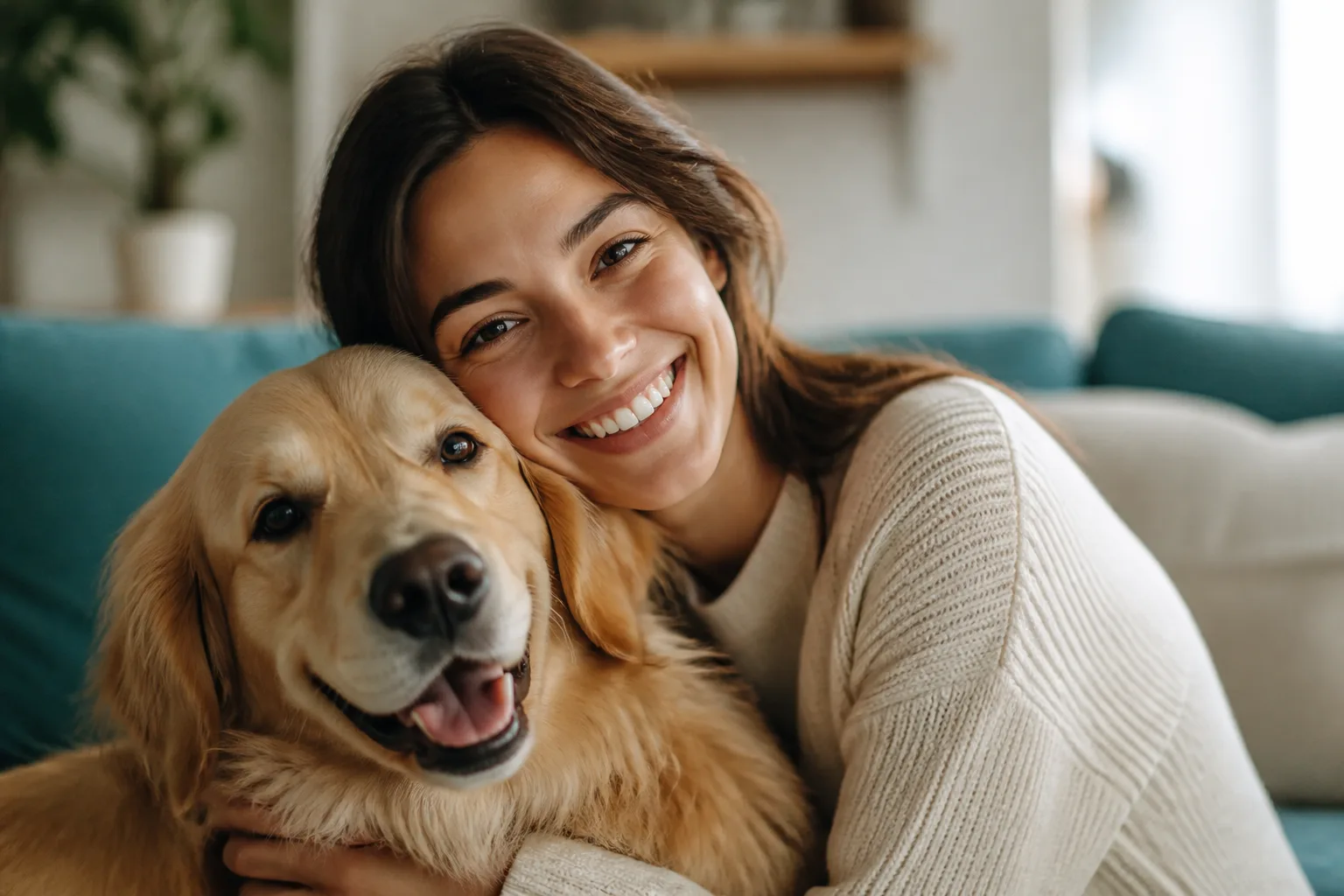 Familia con su mascota, el tipo de historia que guarda Amipet